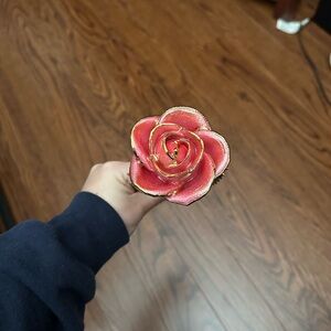 24k gold dipped rose
